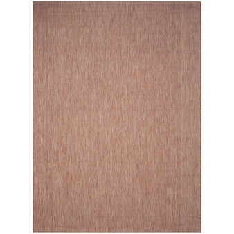 Courtyard Red and Beige 9' x 12' Outdoor Area Rug