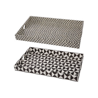 Hanley Geometric Trays, Set of 2