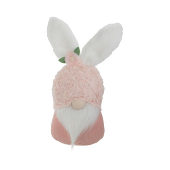 Easter and Spring Gnome Head with Bunny Ears, 14"