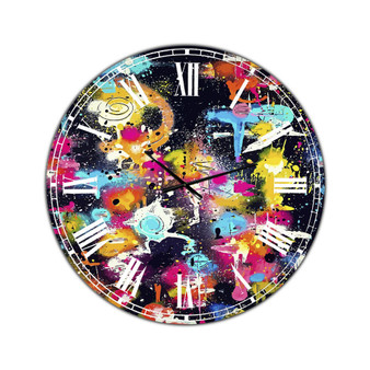 the Lovers the Dreamers & Me Oversized Modern Wall Clock - 36 x 36