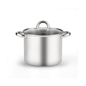 Basics Stainless Steel  Stockpot with lid 8 QT