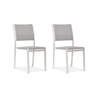 Metropolitan Armless Chair, Set of 2