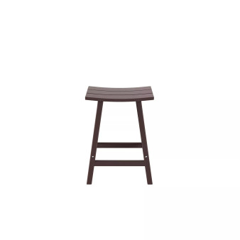 Outdoor Patio Adirondack Counter Height Stool Chair
