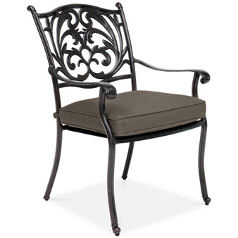Set of 6 Chateau Aluminum Outdoor Dining Chairs with Outdoor Cushion, Created for Macy's