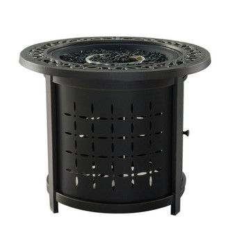 Aluminum Round Fire Pit Table