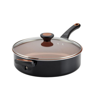 Glide Copper Ceramic 4 Qt. Covered Sauté