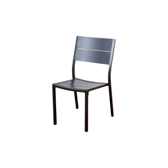 4 Piece Patio Dining Chair Set Stackable