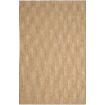 Courtyard Natural and Cream 5'3" x 7'7" Outdoor Area Rug