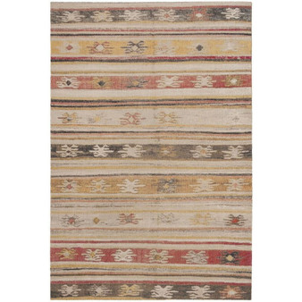 Montage Taupe and Multi 3' x 5' Outdoor Area Rug