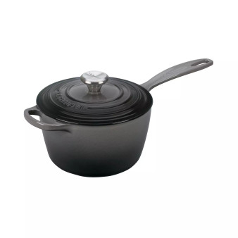 2.25 Quart Enameled Cast Iron Saucepan with Lid