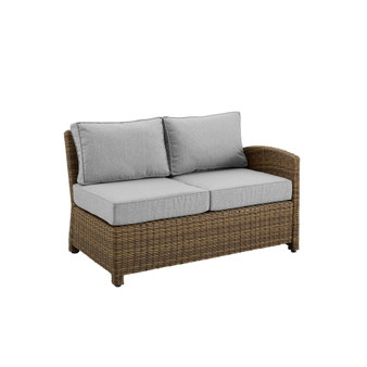 Bradenton Outdoor Wicker Sectional Right Side Loveseat
