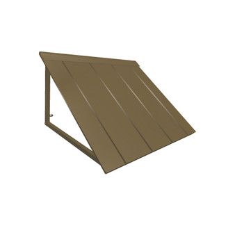 4' Houstonian Metal Standing Seam Awning, 56" W x 24" H x 36" D