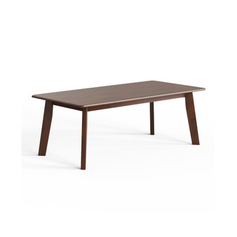 Coffee Table Rectangular Modern Coffee Table Wooden W/Rubber Leg