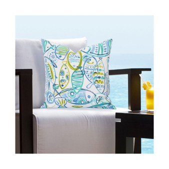 Guppy Indoor/Outdoor Decorative Pillow, 20" x 20"