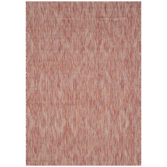 Courtyard Red 4' x 5'7" Outdoor Area Rug