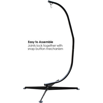 Hammock Swivel Chair Stand Set, 3 Pieces