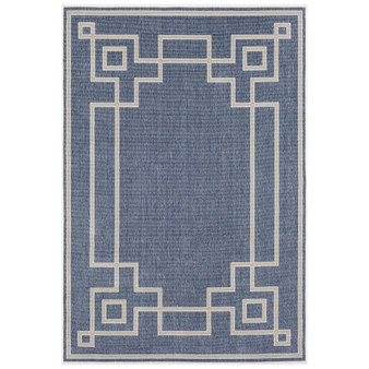Alfresco ALF-9654 Charcoal 8'9" x 12'9" Area Rug, Indoor/Outdoor