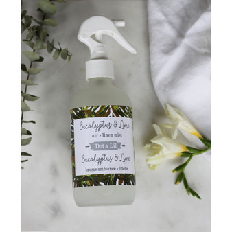 Eucalyptus & Lime Air + Linen Mist, 8 oz.