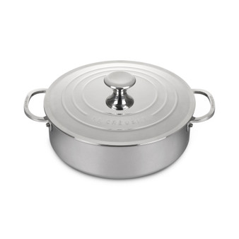4.5 Quart Stainless Steel Rondeau with Lid