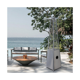 Pulse ignition Iron Glass Tube Pyramid Outdoor 40000BUT Pyramid Flame Heater
