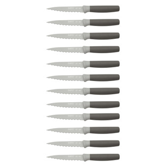 Leo Stainless Steel Steak Knives 12 Piece Set