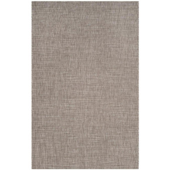 Courtyard Light Brown 6'7" x 9'6" Sisal Weave Outdoor Area Rug