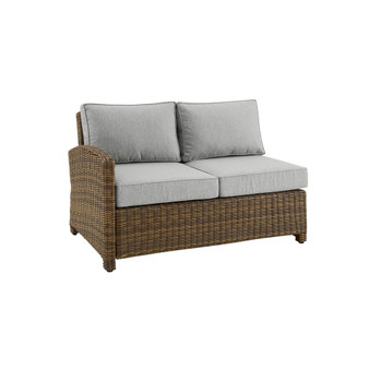 Bradenton Outdoor Wicker Sectional Left Side Loveseat
