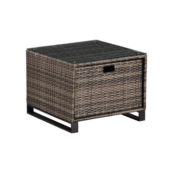 Oceanside Outdoor Side Table with Storage