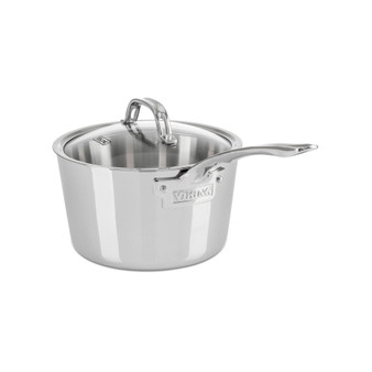 Contemporary 3-Ply, 3.4-Quart Stainless Steel Sauce Pan