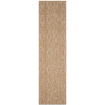Courtyard Natural 2'3" x 8' Runner Outdoor Area Rug