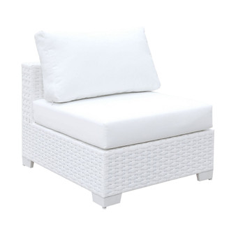 Arthur White Outdoor Armless Chair