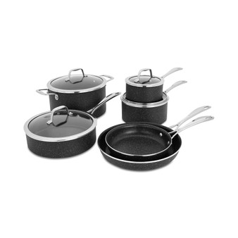 Capri Notte 10-Pc. Aluminum Nonstick Cookware Set