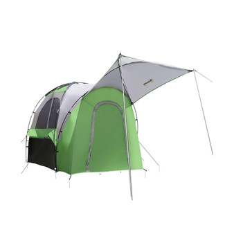 Truck Bed Tent for 5'-5.5' Bed with Awning, Portable Pickup Truck Tent for 2-3 Persons, Green