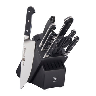 Pro 10pc Block Set with Black Rubberwood Block