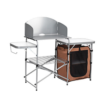 Foldable Camping Table Outdoor BBQ Portable Grilling Stand