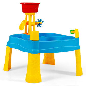 Kids Sand and Water Table Activity Table Sandbox w/ 18 Pcs Accessories