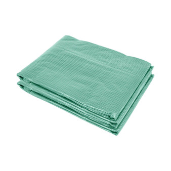 Additional Hot House / Plant Nursery Cover & Tarp w/ Zipper Door Green