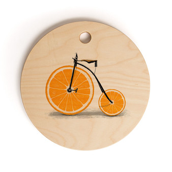 Vitamin Round Cutting Board