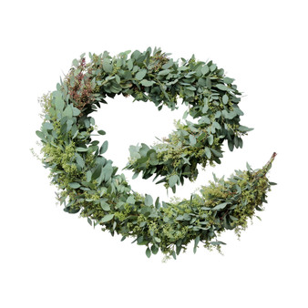 Fresh Seeded Eucalyptus Garland, 6'