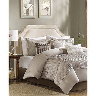 Trinity Charmeuse 7-Pc. Comforter Set, Queen