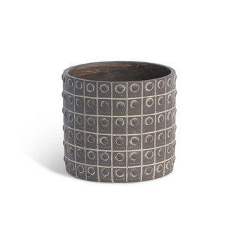 Rivet Pattern Pot Large