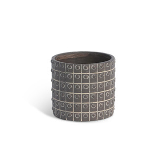 Rivet Pattern Pot Medium
