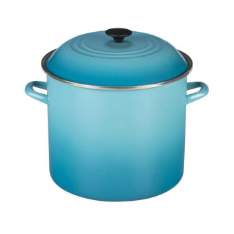 16 Quart Enamel on Steel Stockpot with Lid