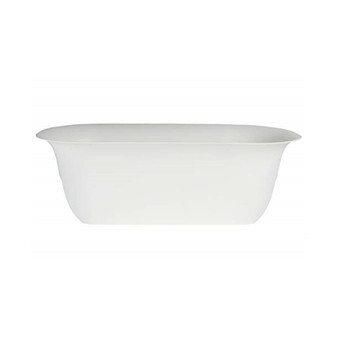 MR2409 Modica Deck Rail Planter 24" Casper White