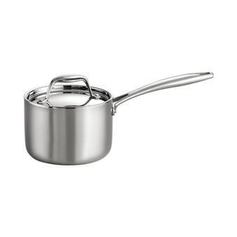 Gourmet Tri-Ply Clad 1.5 Qt Covered Sauce Pan