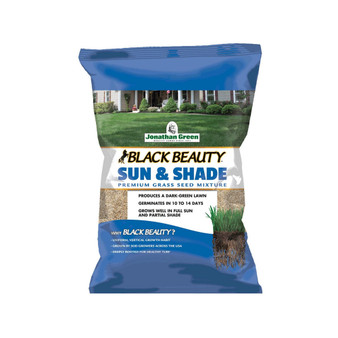 (#12005) Black Beauty Sun & Shade Grass Seed, 7lb bag