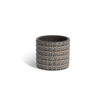Rivet Pattern Pot Small