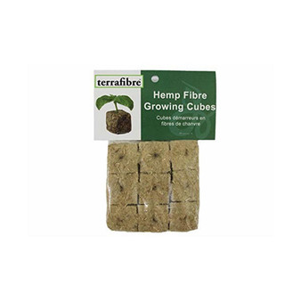 Natural Hemp Fibre Growing Cubes 1.5", 9 Cubes