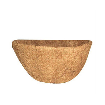 Source Half Round Wall Basket Coco Liner, 16 inches
