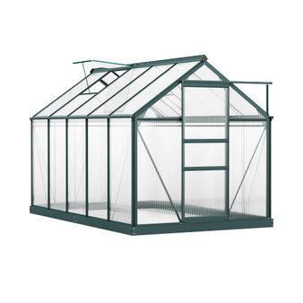 Outdoor Backyard Plant Greenhouse/Hot House w/ Rooftop Vent & Walls